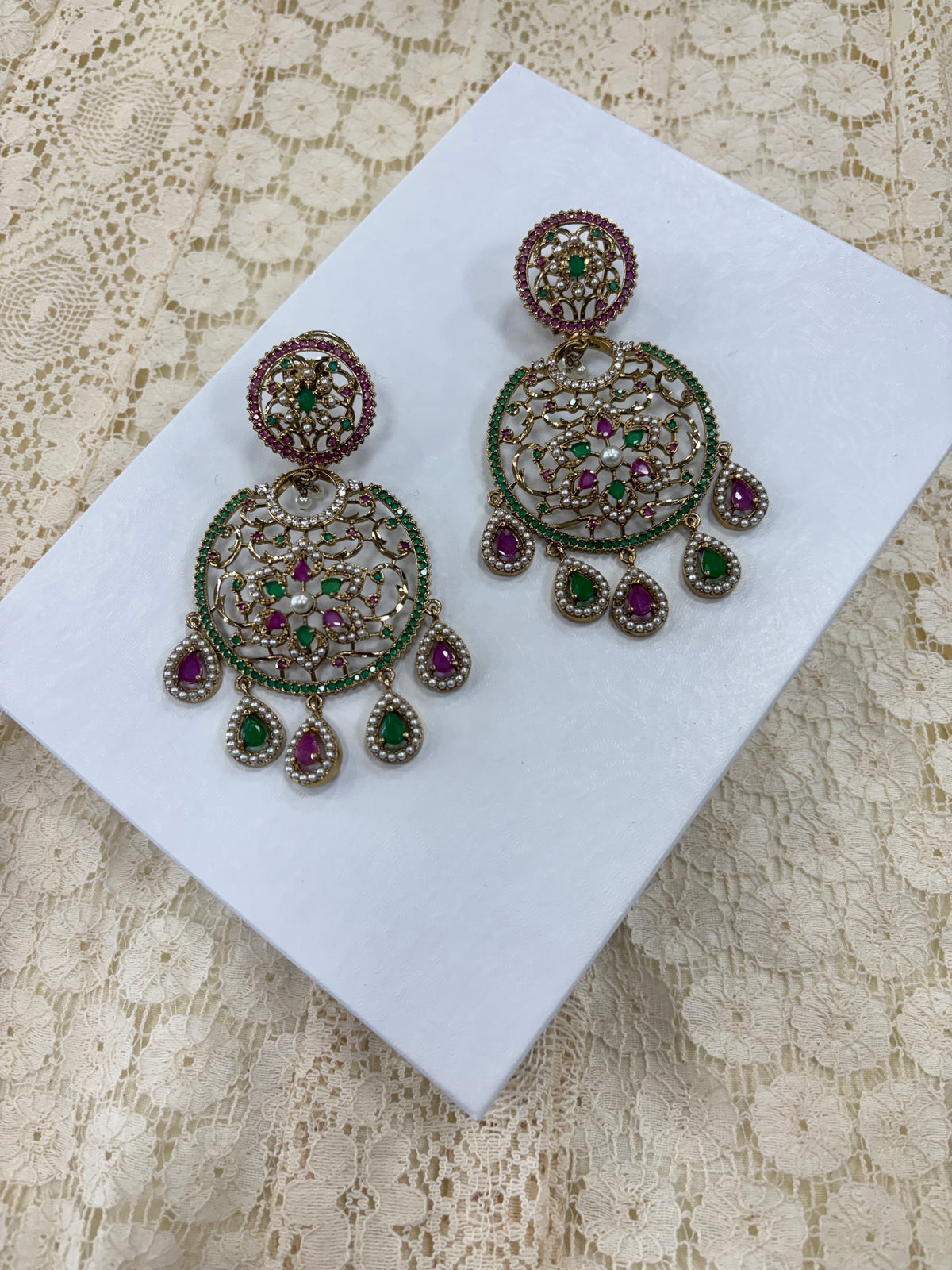 Premium Quality Reverse AD Earrings